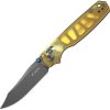 Kizer Pokiman Clutch Lock - Amber PEI Clip Point