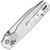 Kizer Pokiman Clutch Lock - Clear Acrylic Sheepsfoot