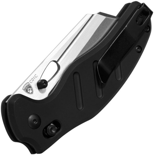 Kizer C01C Sheepdog Linerlock - Black Aluminum
