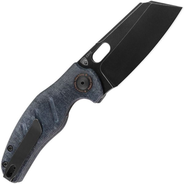 Kizer C01C Sheepdog Linerlock - Blue Denim Micarta