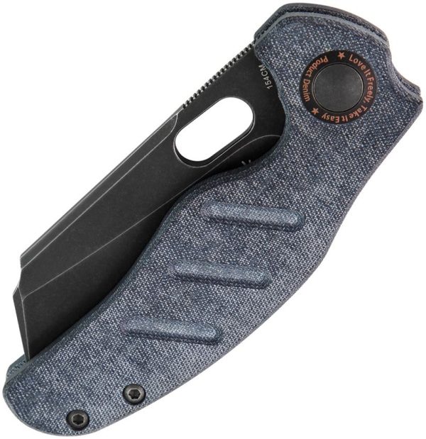 Kizer C01C Sheepdog Linerlock - Blue Denim Micarta
