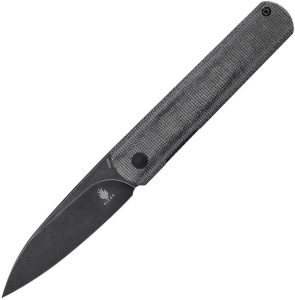 Kizer Fiest XL Linerlock - Black Canvas Micarta
