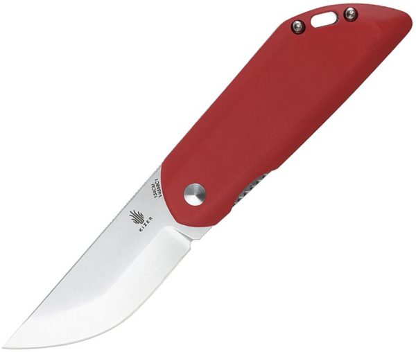 Kizer Comfort Linerlock Red Micarta 154CM