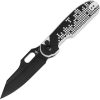 Kizer Cormorant Button Lock Black G10