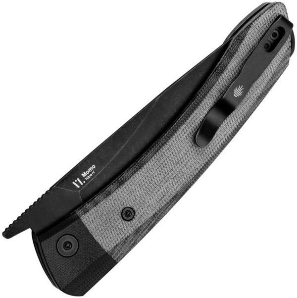 Kizer Momo Linerlock Black Micarta Nitro V
