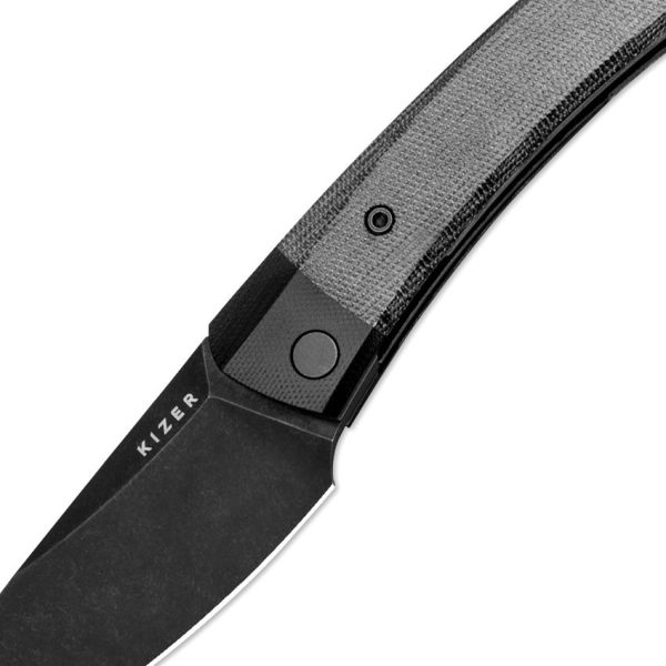 Kizer Momo Linerlock Black Micarta Nitro V