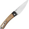 Kizer Momo Linerlock Brown Micarta Nitro V