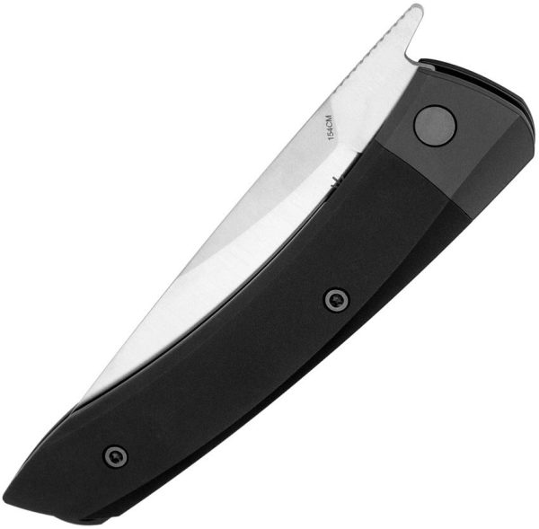 Kizer Momo Linerlock Black Aluminum 154CM