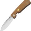 Kizer Retro Linerlock Brown Micarta Nitro V