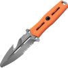 Kizer Norcros Fixed Blade Orange Blunt Tip Nitro V