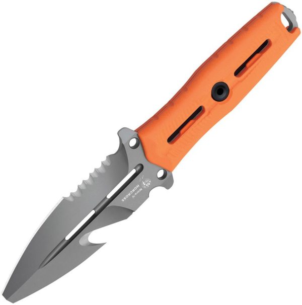 Kizer Norcros Fixed Blade Orange Blunt Tip Nitro V