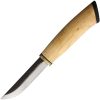 Kellam Wolf Howl Fixed Blade Knife 4" Carbon Steel Curly Birch