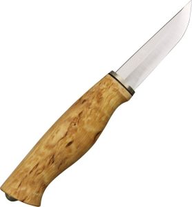 Kellam Falcon Fixed Blade Knife 3" Stainless Steel Birch Handle