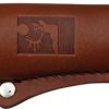 Kellam Falcon Fixed Blade Knife 3" Stainless Steel Birch Handle