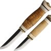 Kellam Tundra Double Puukko Fixed Blade Carbon Steel Knife