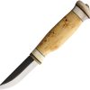 Kellam Tundra Whittler Fixed Blade Knife Carbon Steel Birch