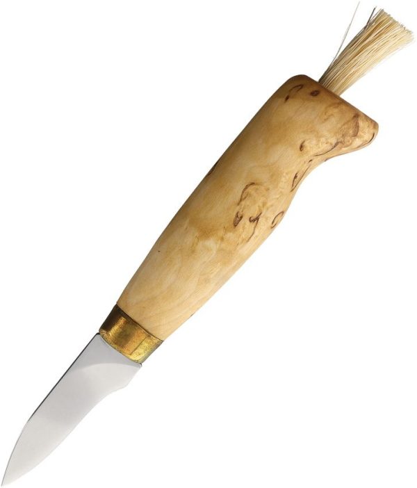Kellam Tundra Mushroom Fixed Blade Carbon Steel Birch Handle