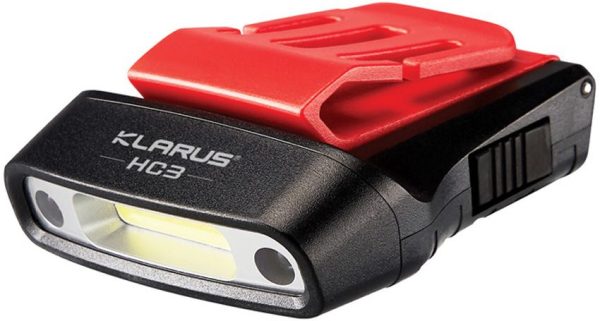 Klarus HC3 Visor Clip COB LED Headlamp 100 Lumens