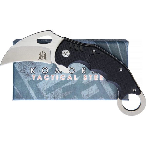 Komoran Karambit Linerlock - Black G10 Handle