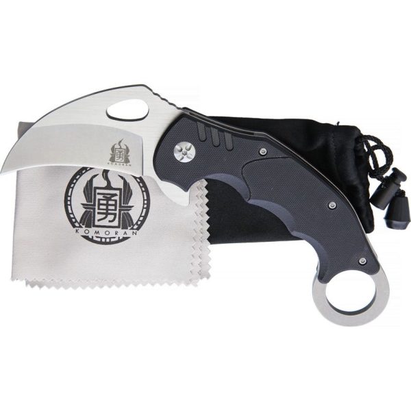 Komoran Karambit Linerlock - Black G10 Handle