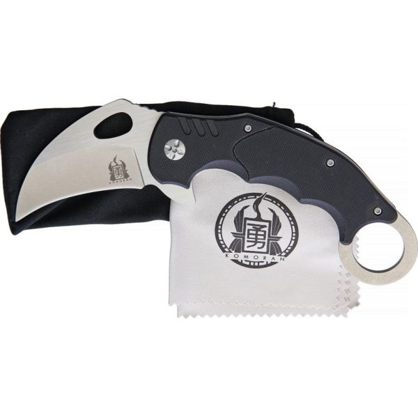 Komoran Karambit Linerlock - Black G10 Handle