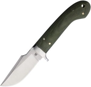 Komoran Fixed Blade Green Micarta 7Cr17MoV