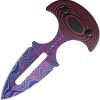 Komoran Push Dagger Purple Pink Finish
