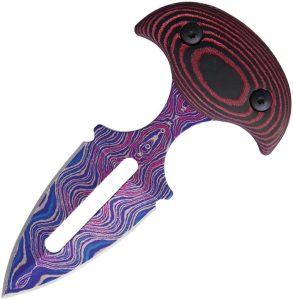 Komoran Push Dagger Purple Pink Finish