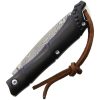 Komoran Bamboo Damascus Slip Joint Folder