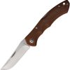 Komoran Lockback Brown Micarta Folding Knife