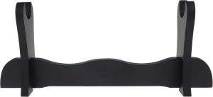 Komoran Sword Stand Black Wood - Single Display
