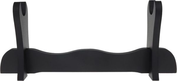 Komoran Sword Stand Black Wood - Single Display