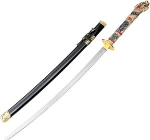 Komoran Black Dragon Katana 27.5" Stainless Blade Sword