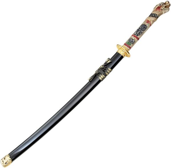 Komoran Black Dragon Katana 27.5" Stainless Blade Sword