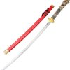 Komoran Red Dragon Katana 27.5" Stainless Blade Fixed Sword