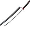 Komoran Fireball Ninja Sword 26.5" Stainless Blade Red Handle