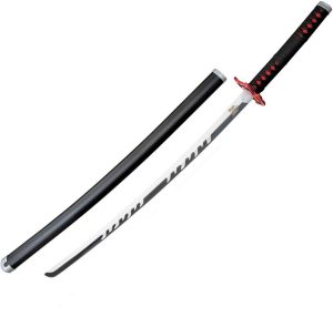 Komoran Fireball Ninja Sword 26.5" Stainless Blade Red Handle