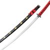 Komoran Cherry Blossom Katana 27in Stainless - Dragon Tsuba