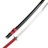 Komoran Cherry Blossom Katana 27in Stainless - Dragon Tsuba