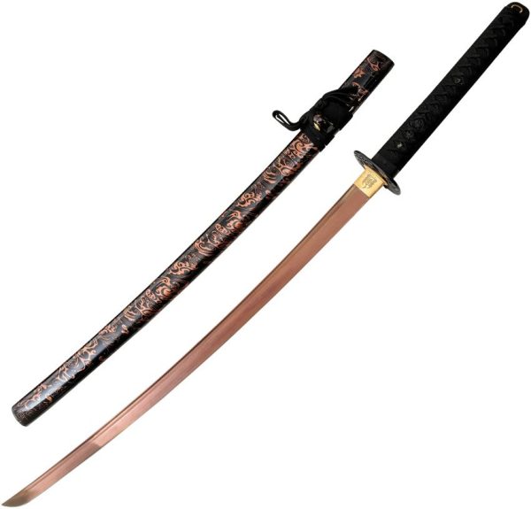 Komoran Sword of the Tiger 28.75in Damascus - Bronze Lacquer