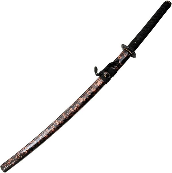 Komoran Sword of the Tiger 28.75in Damascus - Bronze Lacquer