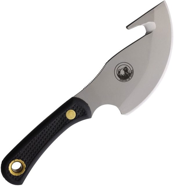 Knives Of Alaska Caribou Guthook Black D2 Fixed Blade Knife