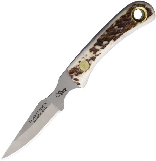 Knives of Alaska Cub Bear MagnaCut Stag Fixed Blade Knife
