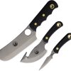 Knives Of Alaska Triple Combo D2 SureGrip Set
