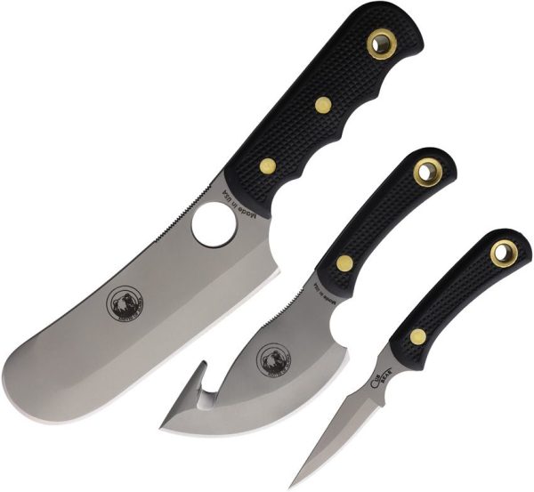 Knives Of Alaska Triple Combo D2 SureGrip Set