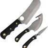 Knives Of Alaska Triple Combo D2 SureGrip Set