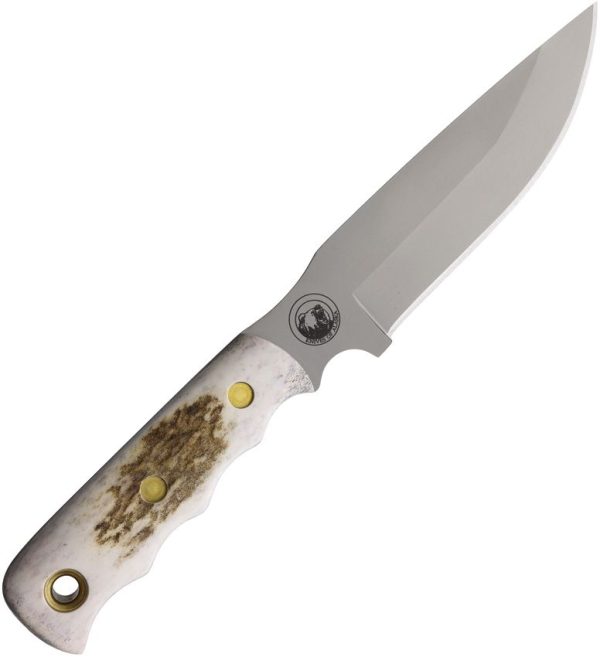 Knives Of Alaska Bush Camp D2 Stag Fixed Blade