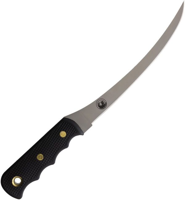 Knives of Alaska Coho Fillet 440C Stainless Fixed Blade Black