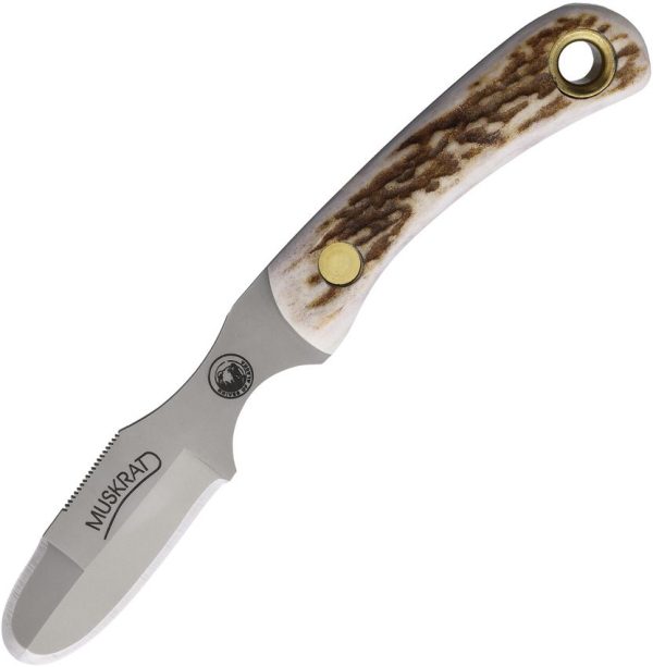 Knives Of Alaska Muskrat S30V Stag Hunting Blade