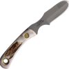 Knives Of Alaska Muskrat D2 Stag Fixed Blade